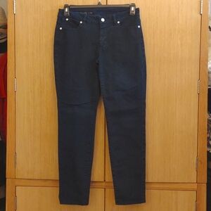 Slim Ankle Navy "Signature" Jeans SZ 6/28 By Talbots